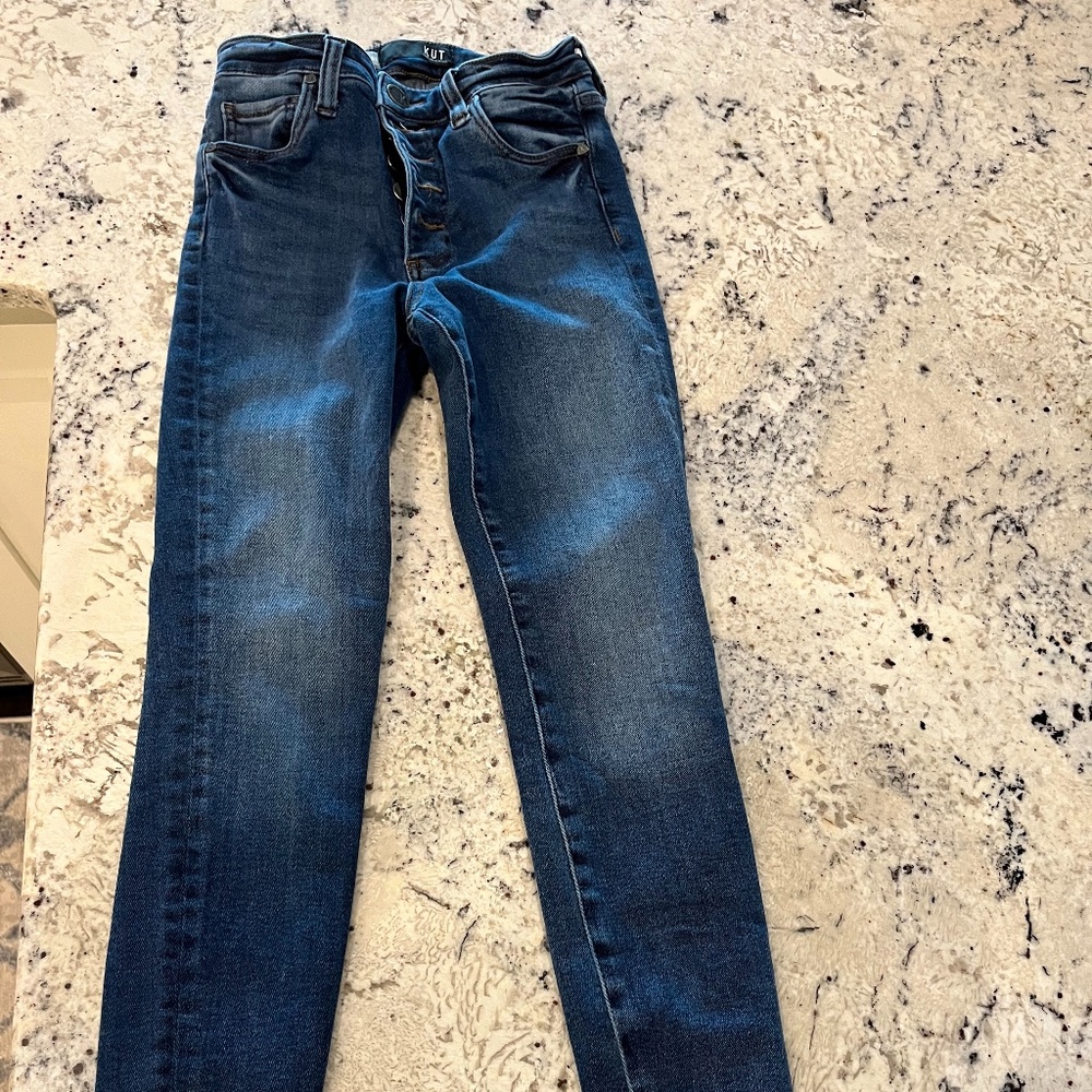 Women's Kut Connie size 00 high waist skinny jeans